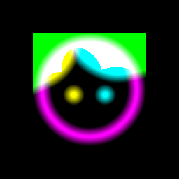 MSDF texture layer 3: face